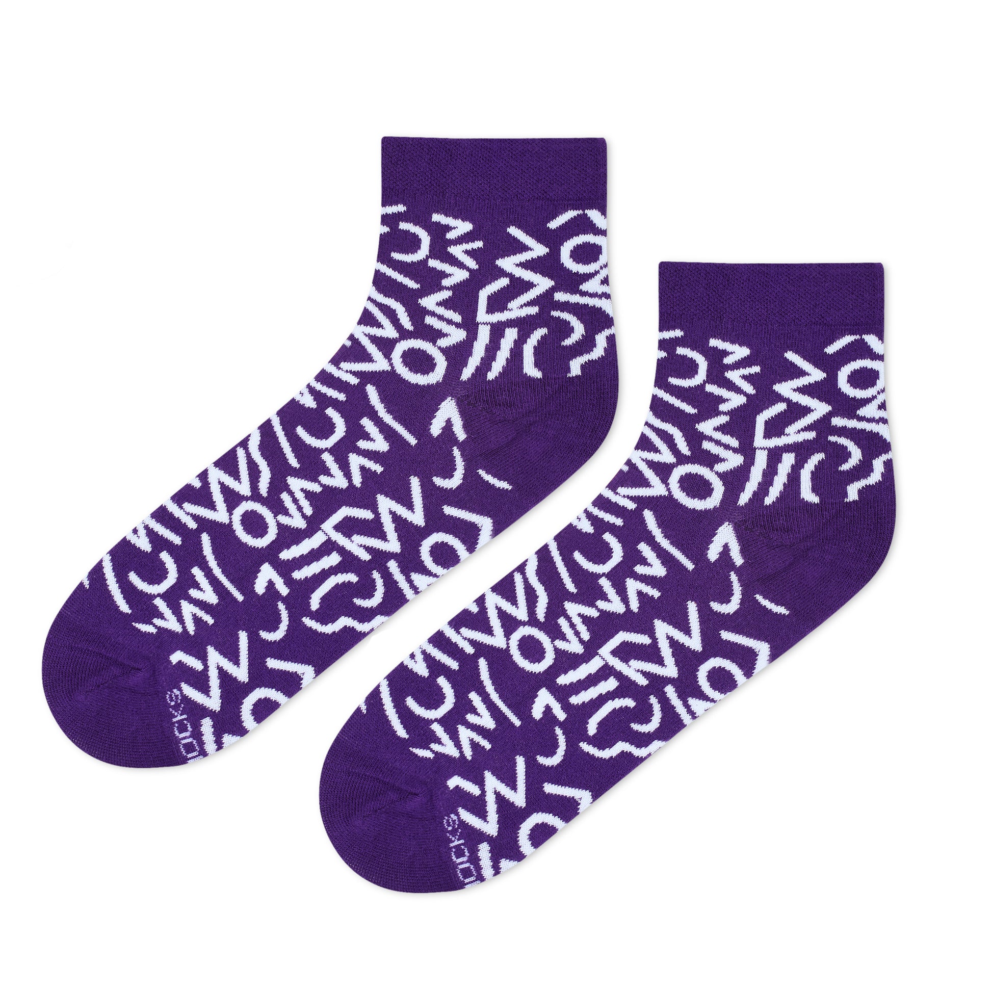 DOODLE ANKLE LENGTH SOCKS - Cotton Ankle Socks