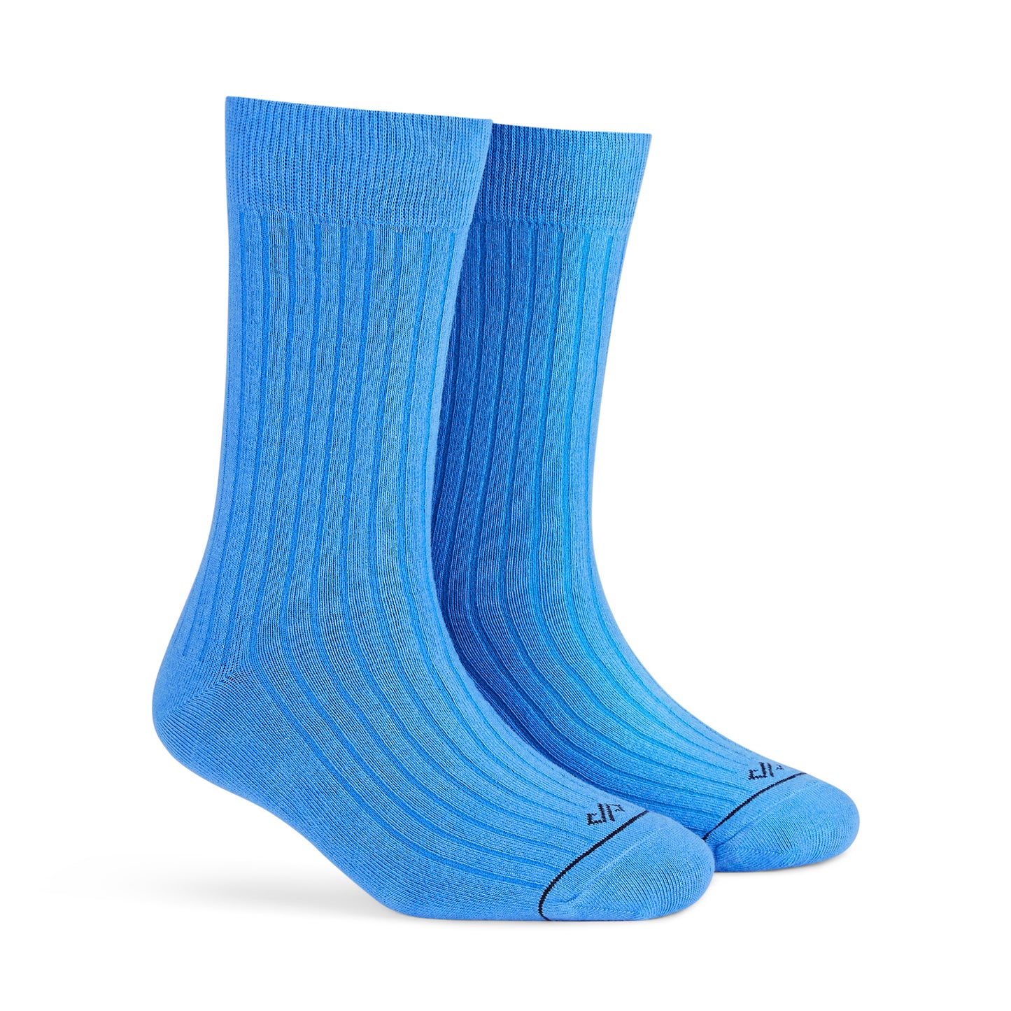 Cotton Crew Length Socks: SOLID LIGHT BLUE UNIQUE Color Premium Cotton Socks For Men & Women