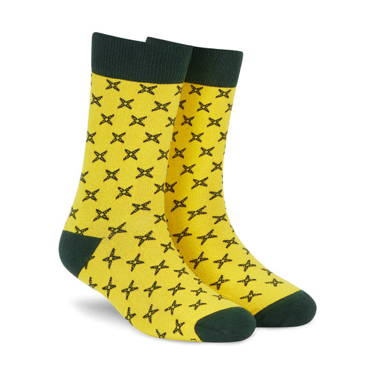 POP Crew Length Socks: Make a Statement with Bold Color