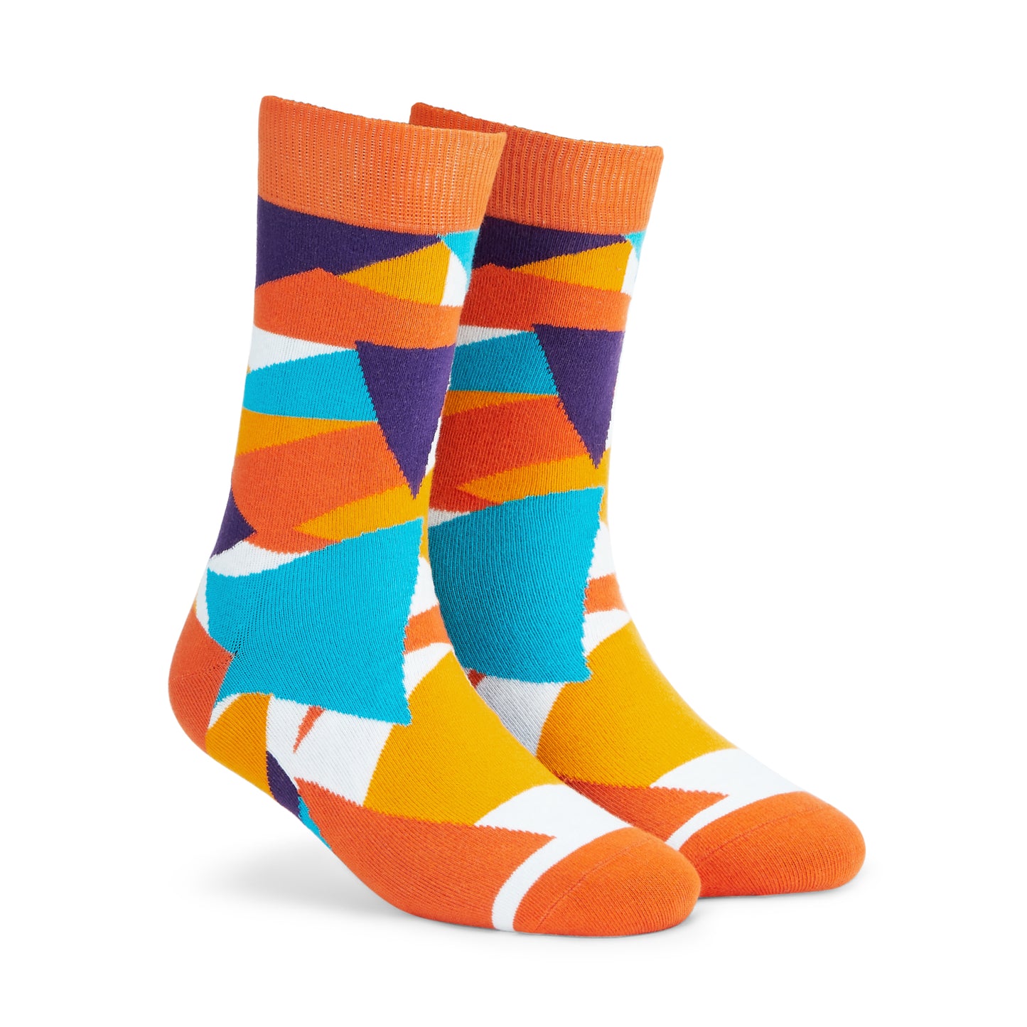 PIZZAZZ CREW LENGTH SOCKS - Cotton Crew Socks