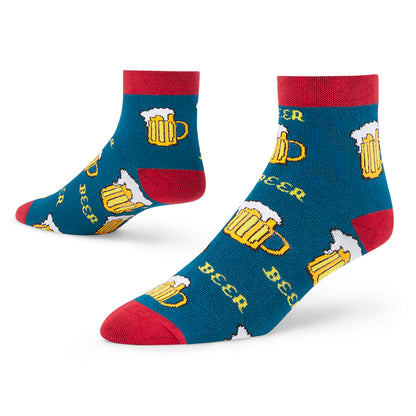 Cotton Ankle Socks Combo – Beer, SSU, Chai & Banana | Fun & Comfy Designs