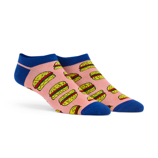 Burger Unisex Low Ankle Length Socks – Fun & Comfortable