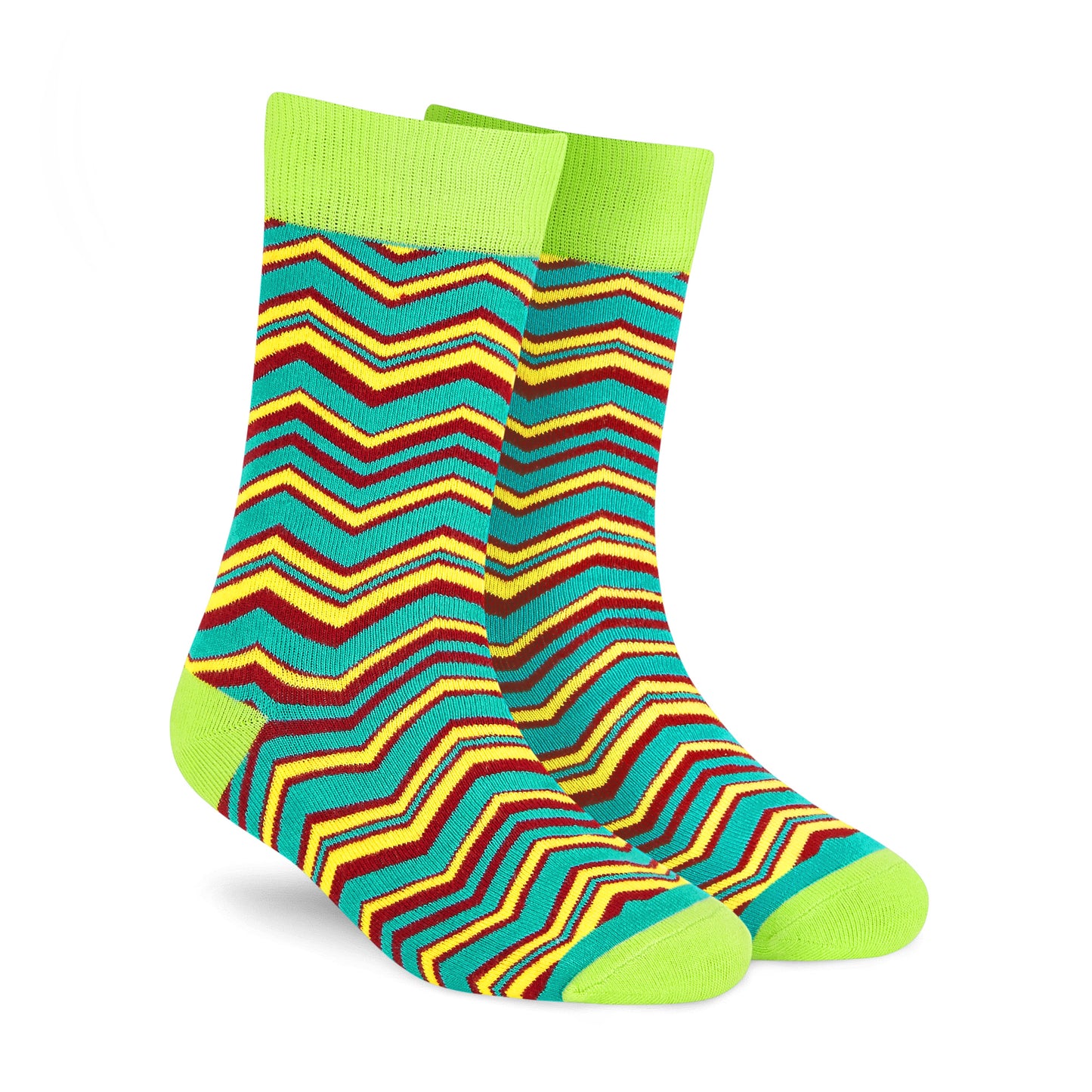 Sharp Cotton Crew Length Socks : Colorful Best Dress Socks For Men & Women