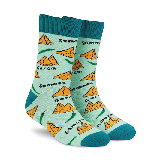 SAMOSA CREW LENGTH SOCKS - Cotton Crew Socks