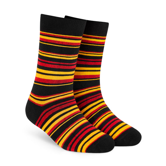 Cotton Crew Socks: STRIPES 17.0