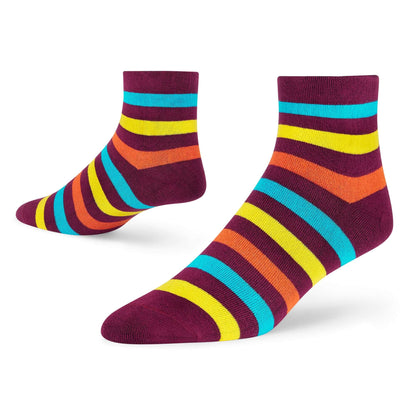 Cotton Ankle Socks Combo – Stripes 4.0, 10.0, 17.0 & 18.0