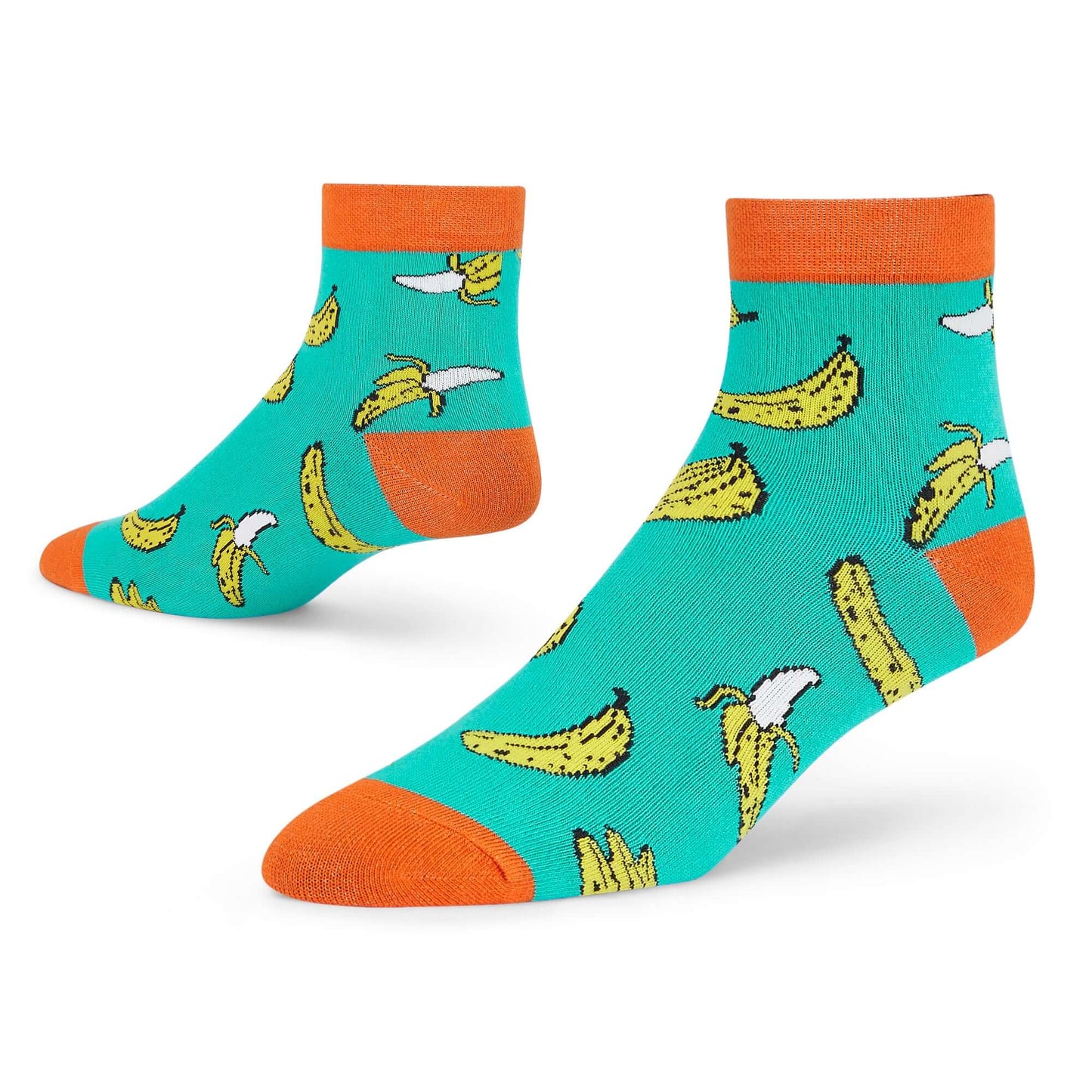 Cotton Ankle Socks: Banana Ankle Length Socks