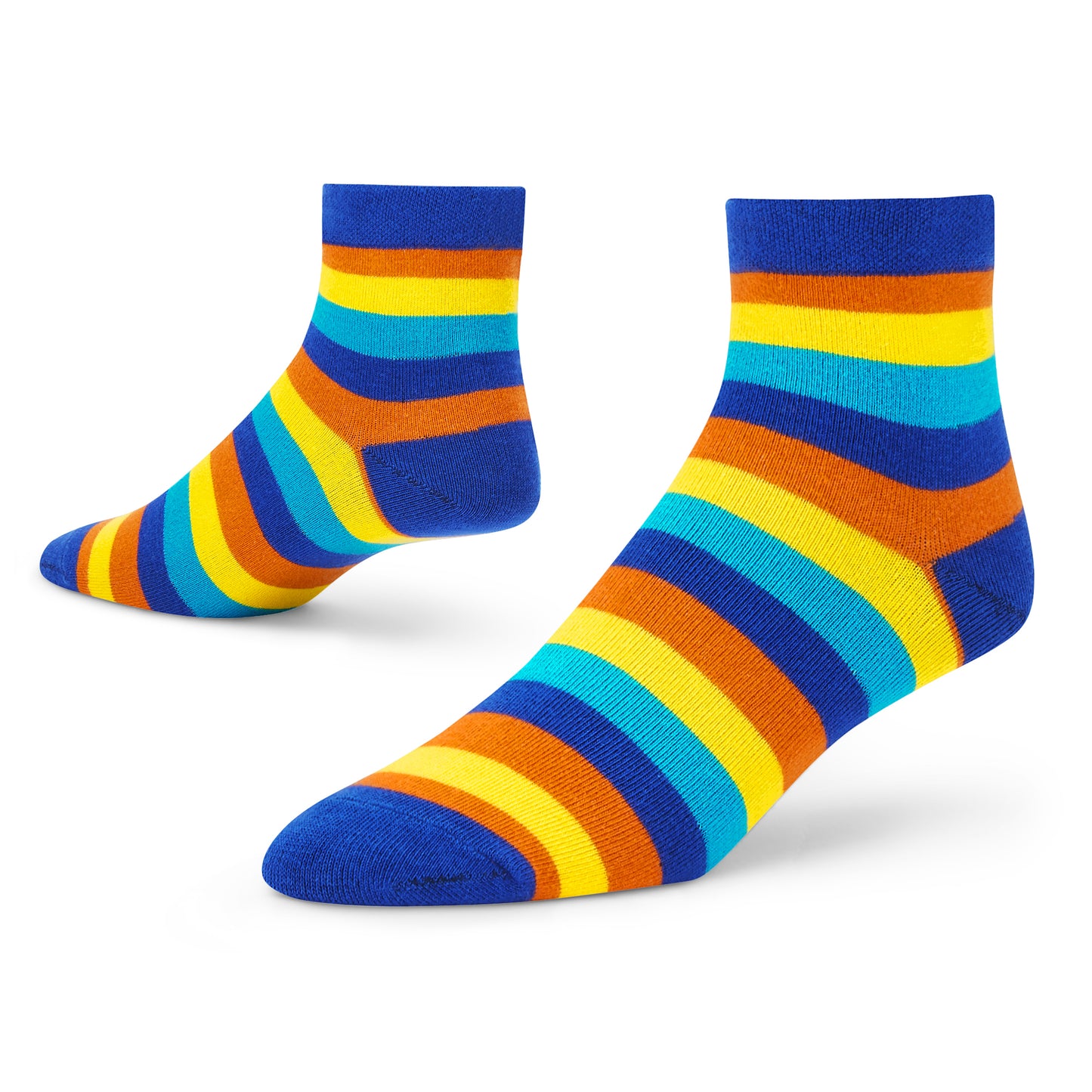 Stripes 8.0 Ankle Length Cotton Socks: Bold Stripes for Every Step