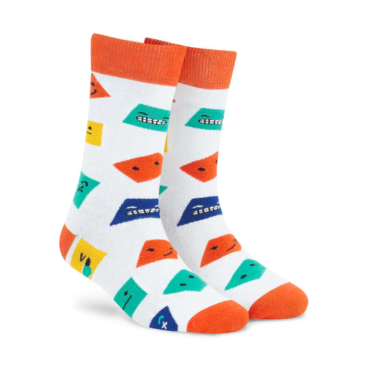 JOY CREW LENGTH SOCKS - Cotton Crew Socks