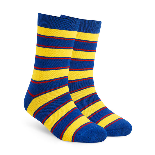 Cotton Crew Socks: Bold Stripes 5.0 Crew Length Socks