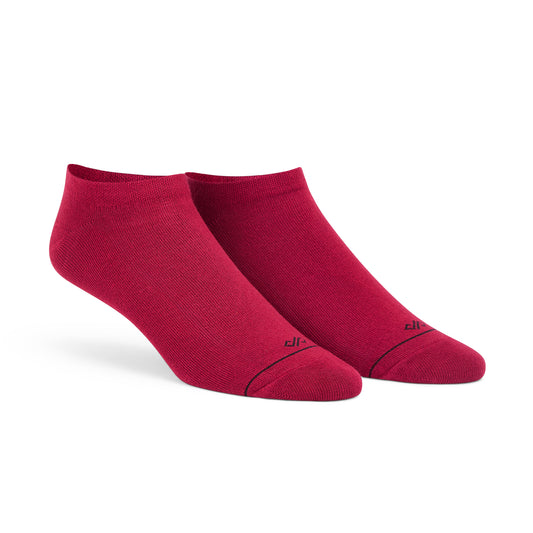 Maroon Unisex Low Ankle Length Socks