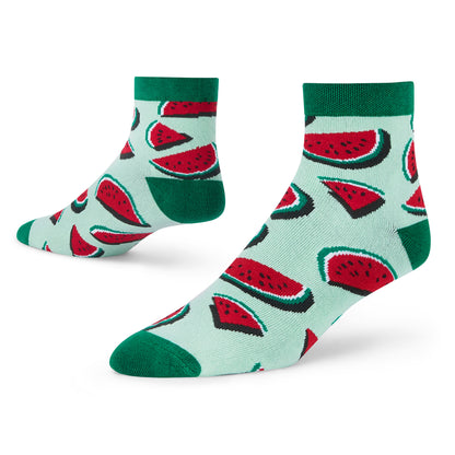 Watermelon Cotton Ankle Socks: Melon Ankle Length Socks