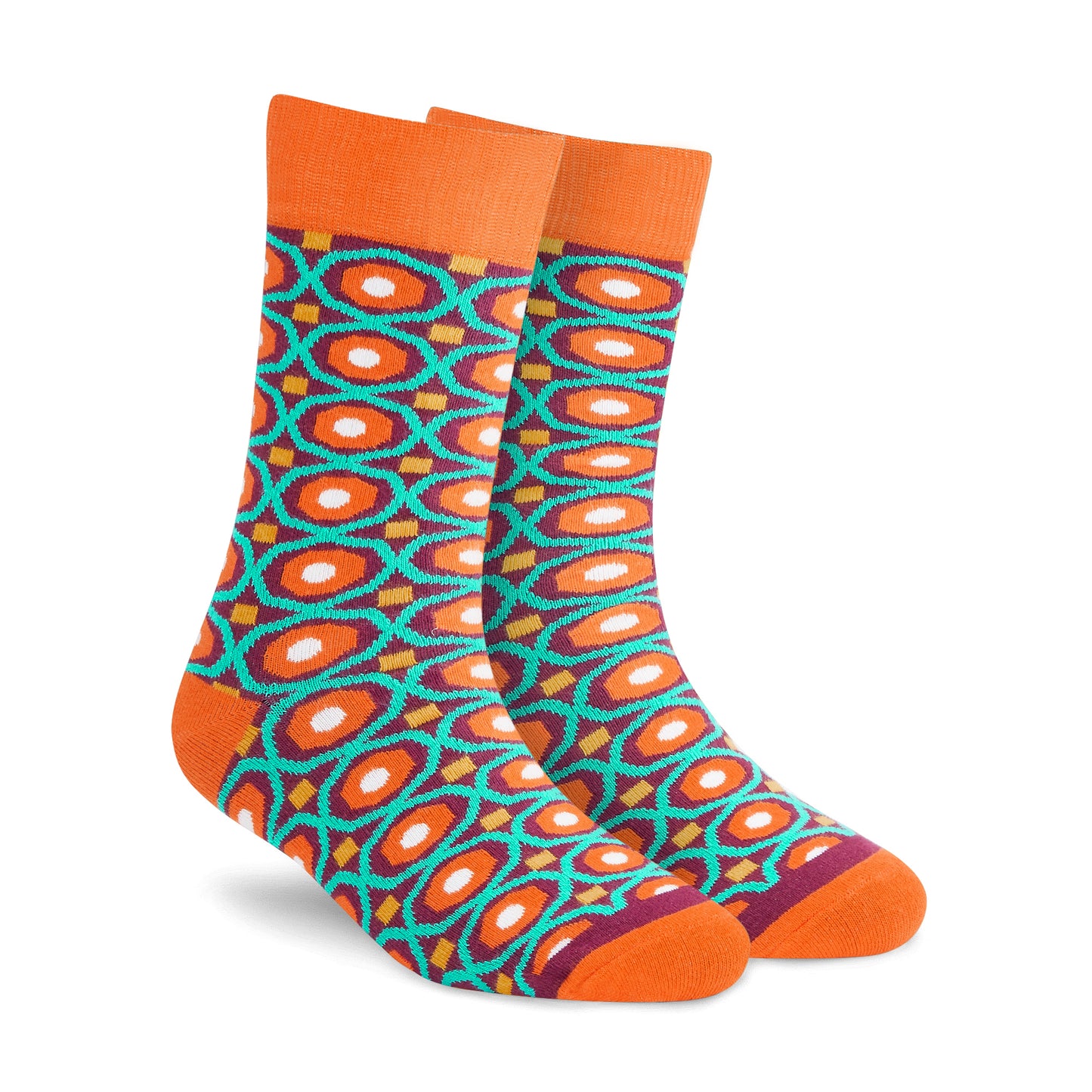 Add a Vintage Vibe with RETRO Cotton Crew Length Socks