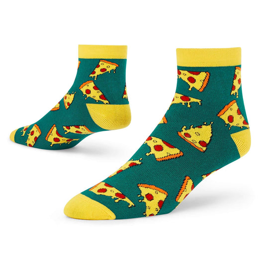 Cotton Ankle Socks: Pizza Ankle Length Socks