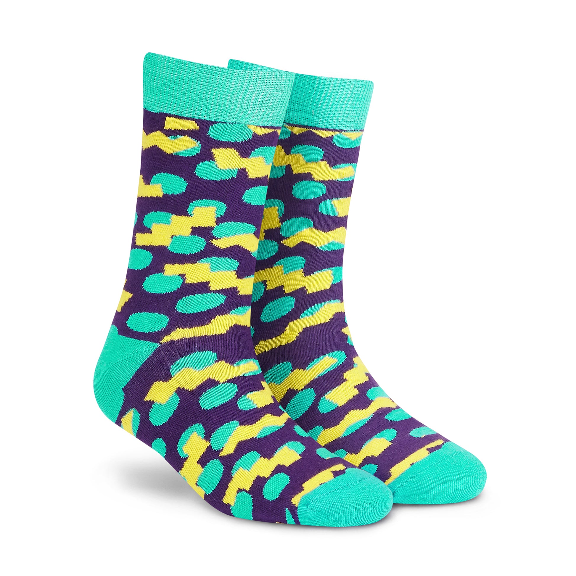 Cotton Crew Socks: Confetti Crew Length Socks