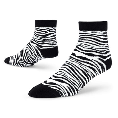 Cotton Ankle Socks Combo – Playful Patterns: Grill, Polka, Confetti & Zebra