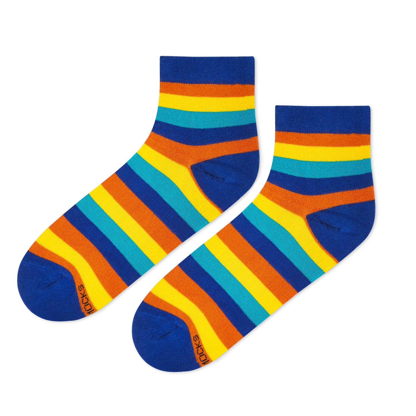 Stripes 8.0 Ankle Length Cotton Socks: Bold Stripes for Every Step