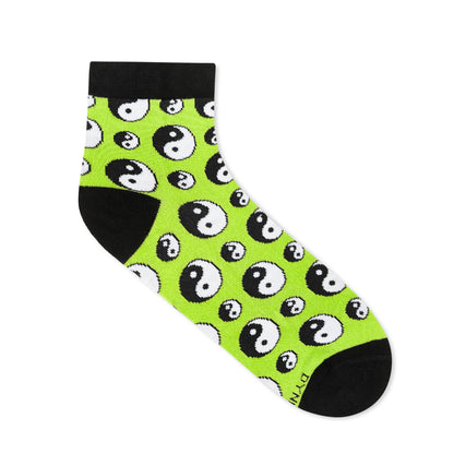 YING YANG ANKLE LENGTH SOCKS