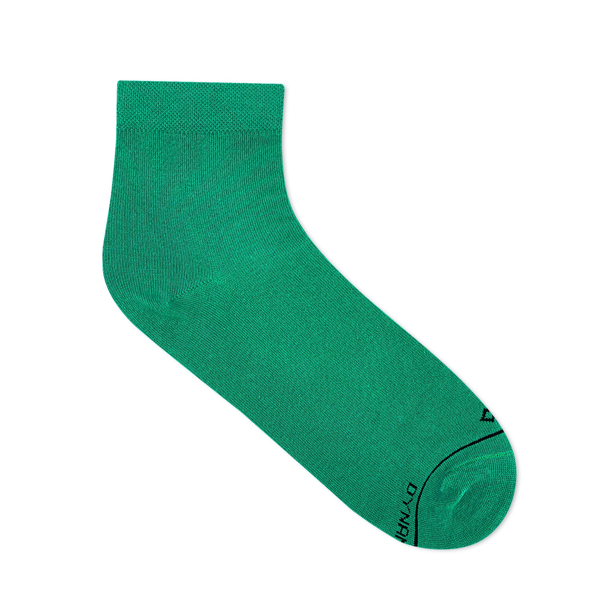 SOLID GREEN ANKLE LENGTH SOCKS - Cotton Ankle Socks