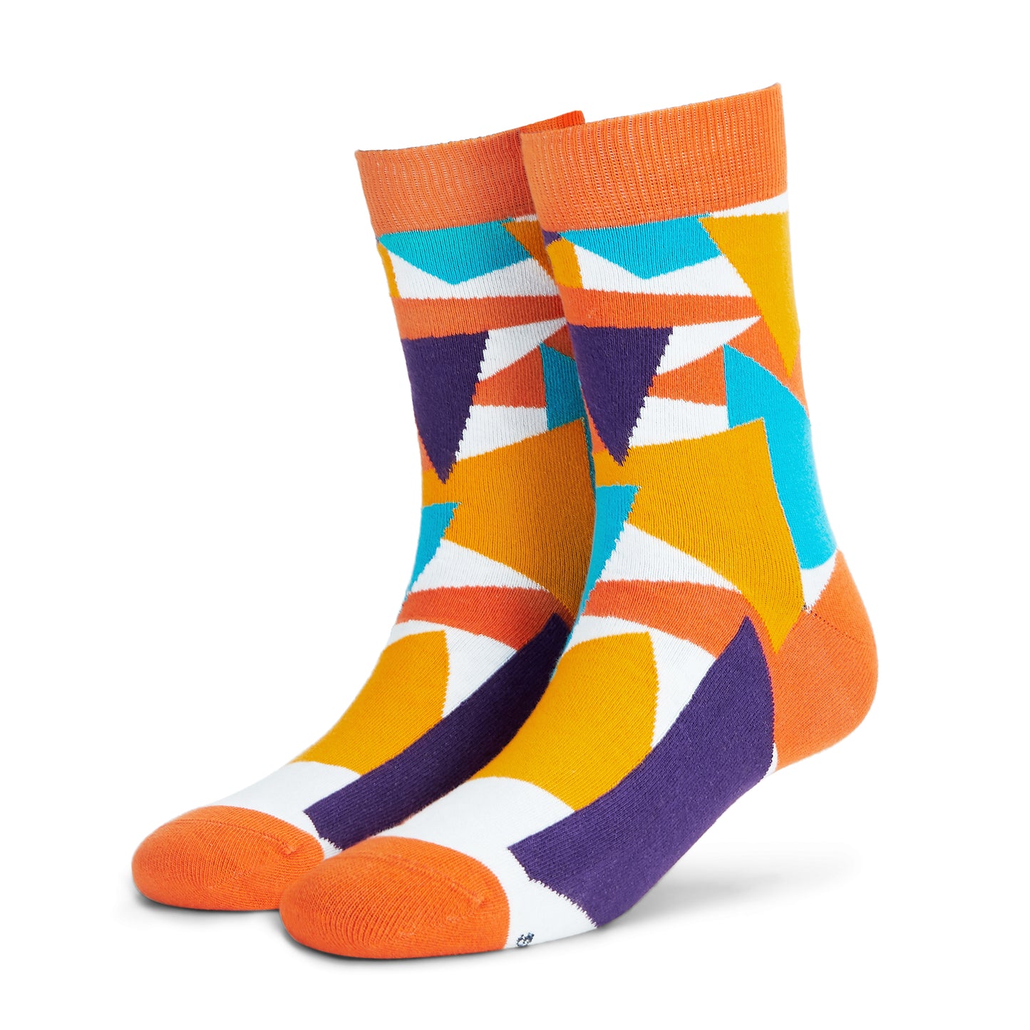 PIZZAZZ CREW LENGTH SOCKS - Cotton Crew Socks