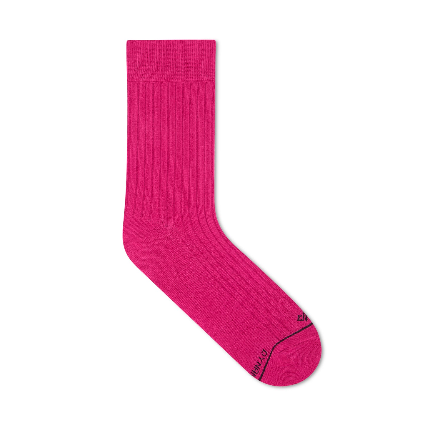 Cotton Crew Length Socks: SOLID Pink Premium Cotton Socks For Men & Women