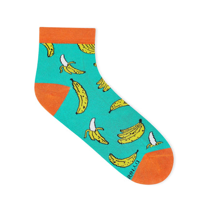 Cotton Ankle Socks: Banana Ankle Length Socks