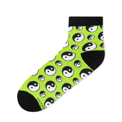 YING YANG ANKLE LENGTH SOCKS