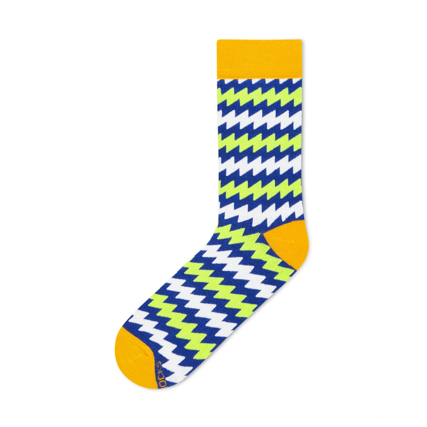 Electro Crew Length Socks : Premium Cotton Colorful Crew Socks