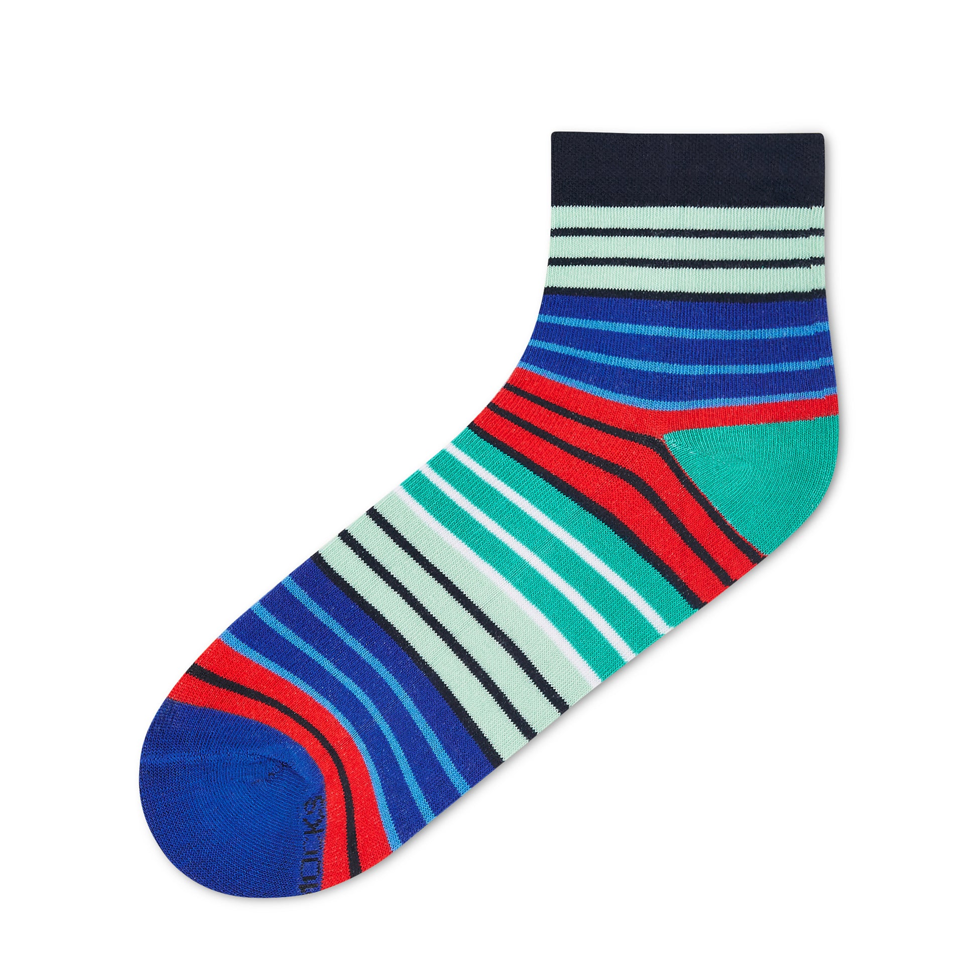 Cotton Ankle Socks - Stripes 12.0