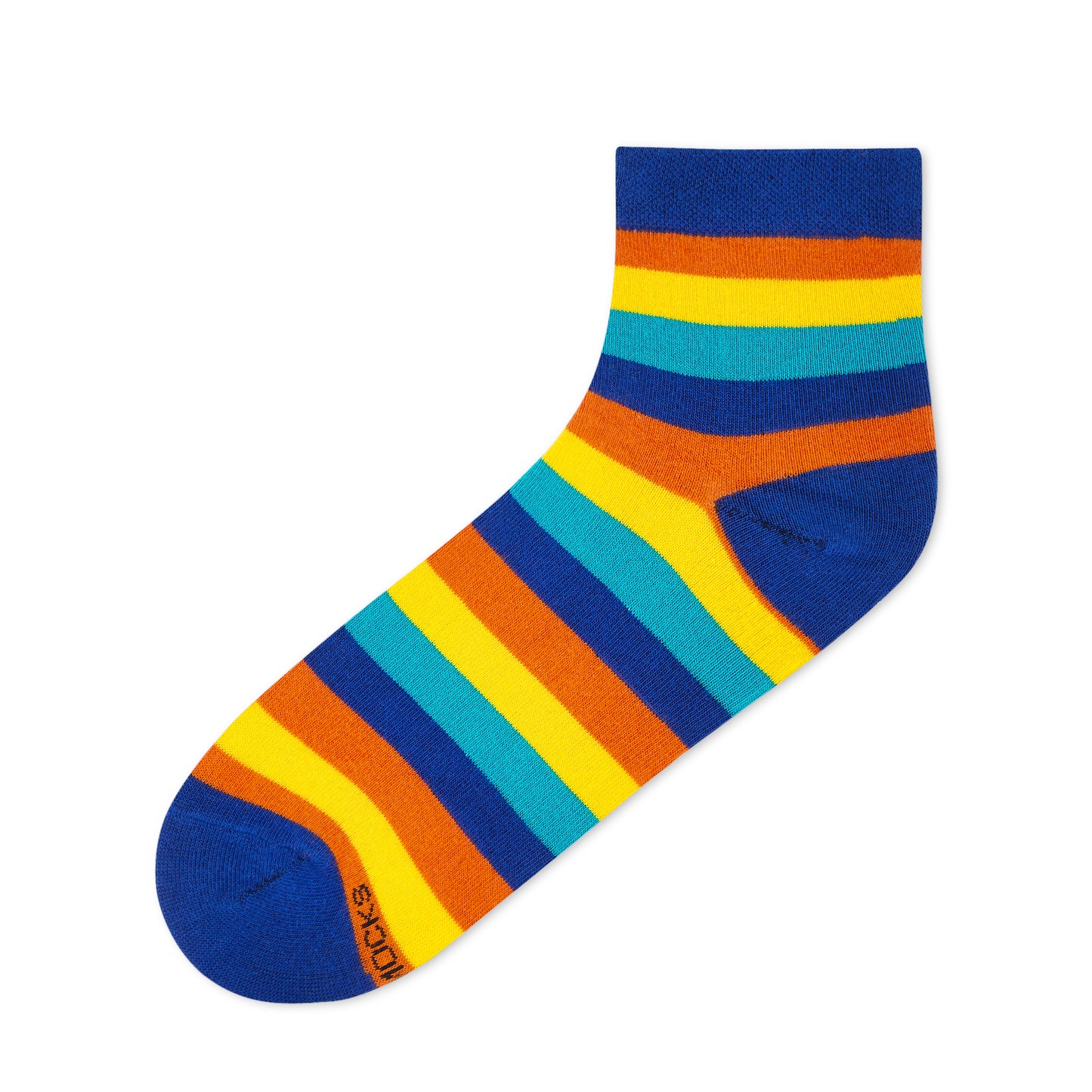 Stripes 8.0 Ankle Length Cotton Socks: Bold Stripes for Every Step