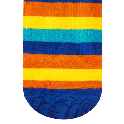 Stripes 8.0 Ankle Length Cotton Socks: Bold Stripes for Every Step