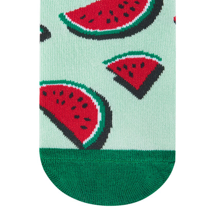 Watermelon Cotton Ankle Socks: Melon Ankle Length Socks