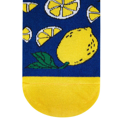 Lemons Cotton Ankle Socks