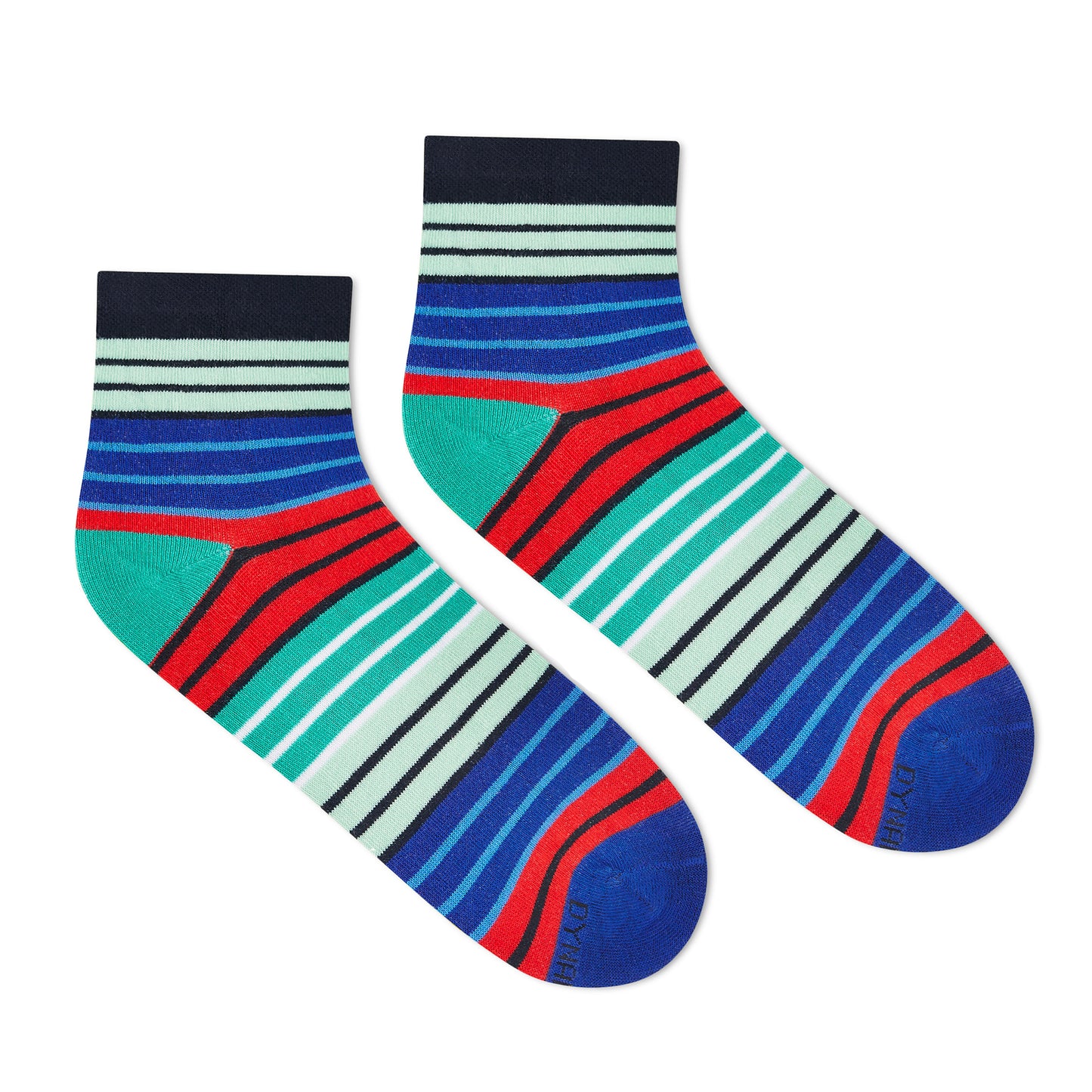 Cotton Ankle Socks - Stripes 12.0