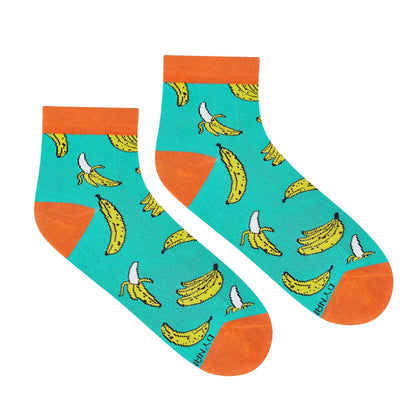 Cotton Ankle Socks: Banana Ankle Length Socks