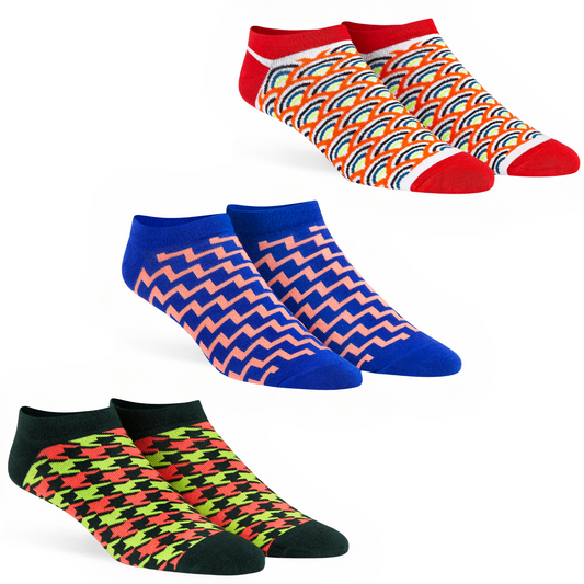 Unisex Low Cut Ankle Length Socks Combo Pack of 3