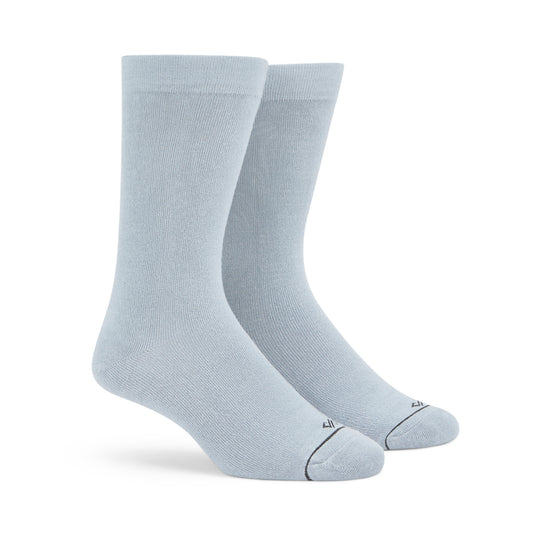 Grey Unisex Bamboo Crew Length Socks