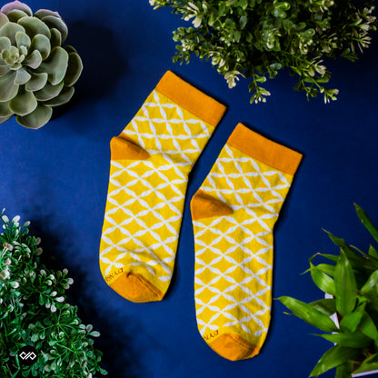 Cotton Ankle Socks: Sunshine Ankle Length Socks