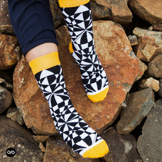 Cotton Crew Socks: MIRAGE Crew Length Socks