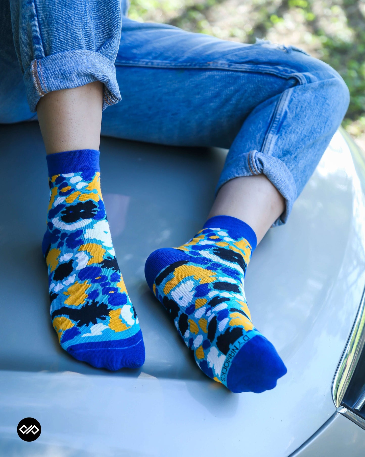 Cotton Ankle Socks – Burst Ankle Length Socks | Bold & Vibrant