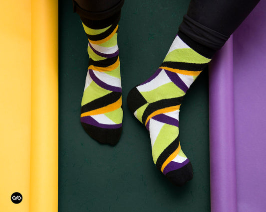 Exotic Crew Length Socks: Unleash Your Wild Side