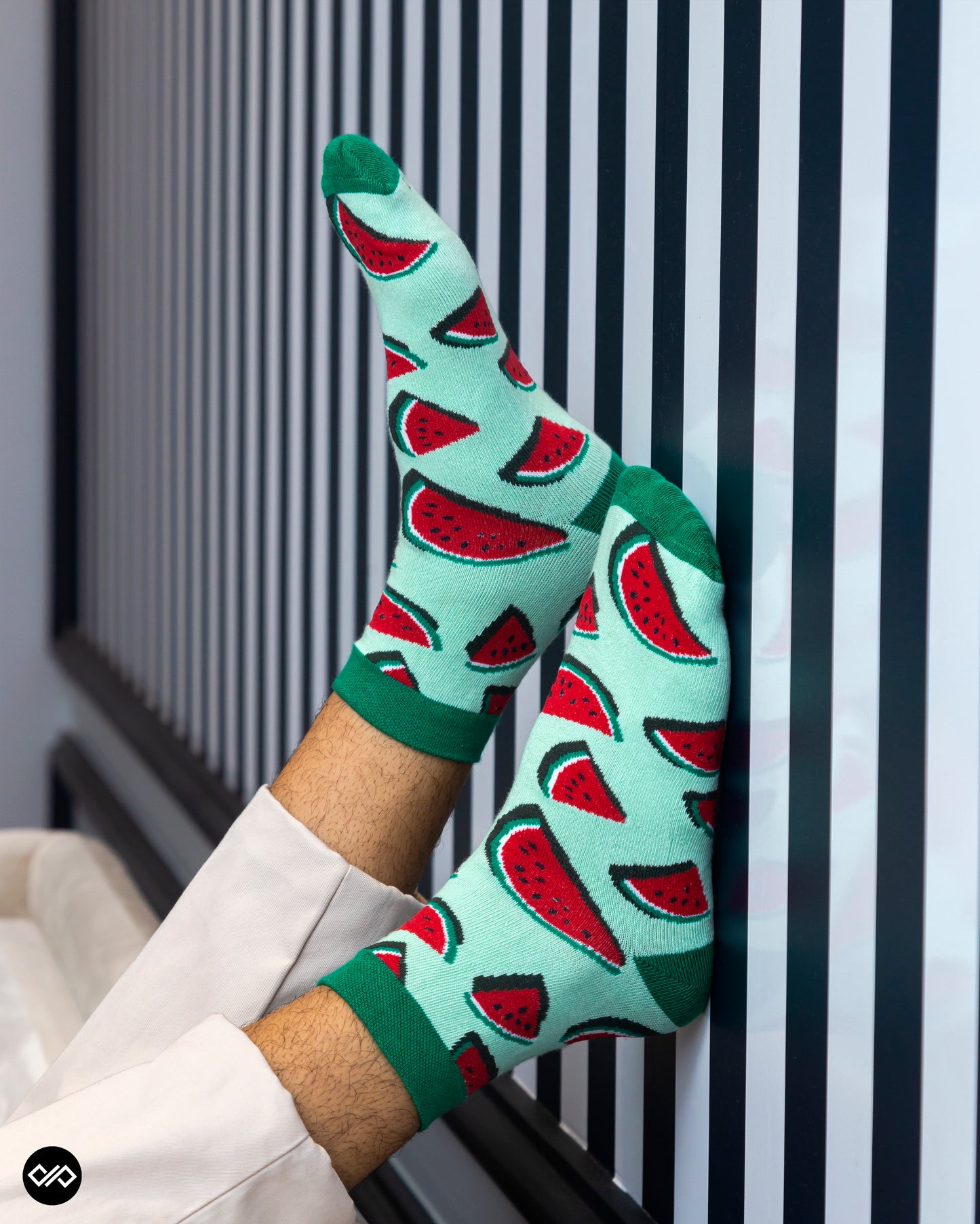 Watermelon Cotton Ankle Socks: Melon Ankle Length Socks