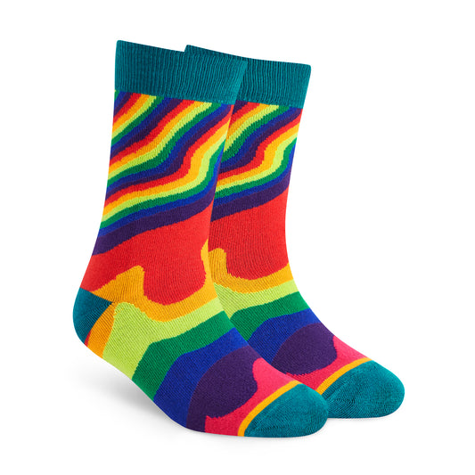 Radiance Crew Length : Men & Women Designer Funky Creative Colorful Socks - Unisex Socks