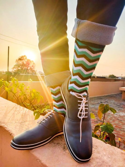 MINT CREW LENGTH SOCKS - Cotton Crew Socks