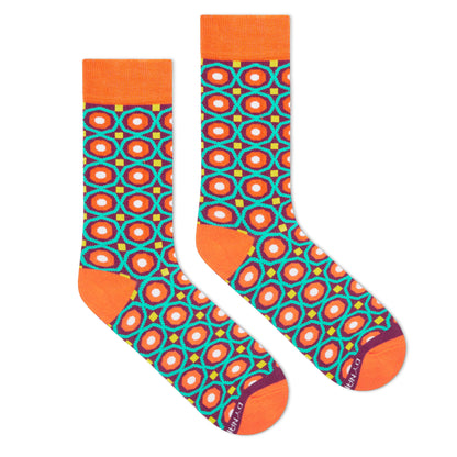 Add a Vintage Vibe with RETRO Cotton Crew Length Socks