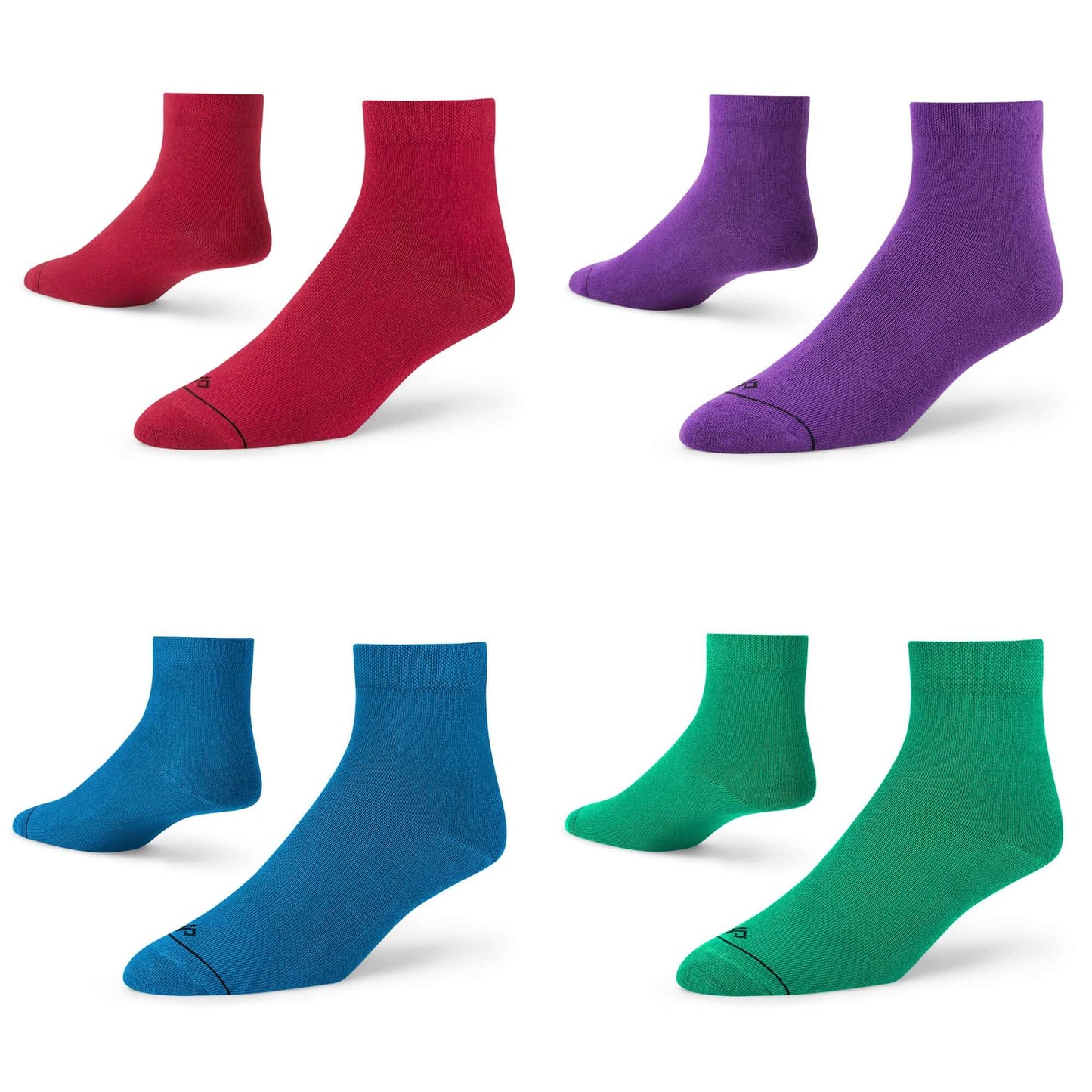 Cotton Ankle Socks Combo – Solid Purple